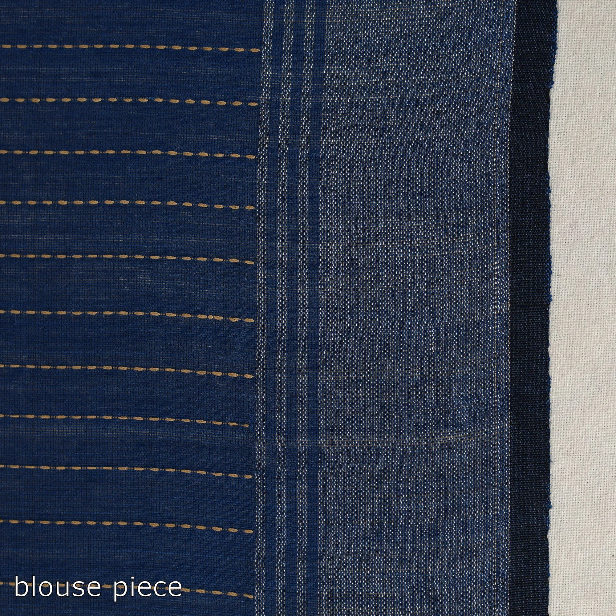Blue - Festive Desi Tussar Silk Bhagalpuri Handloom Saree 17