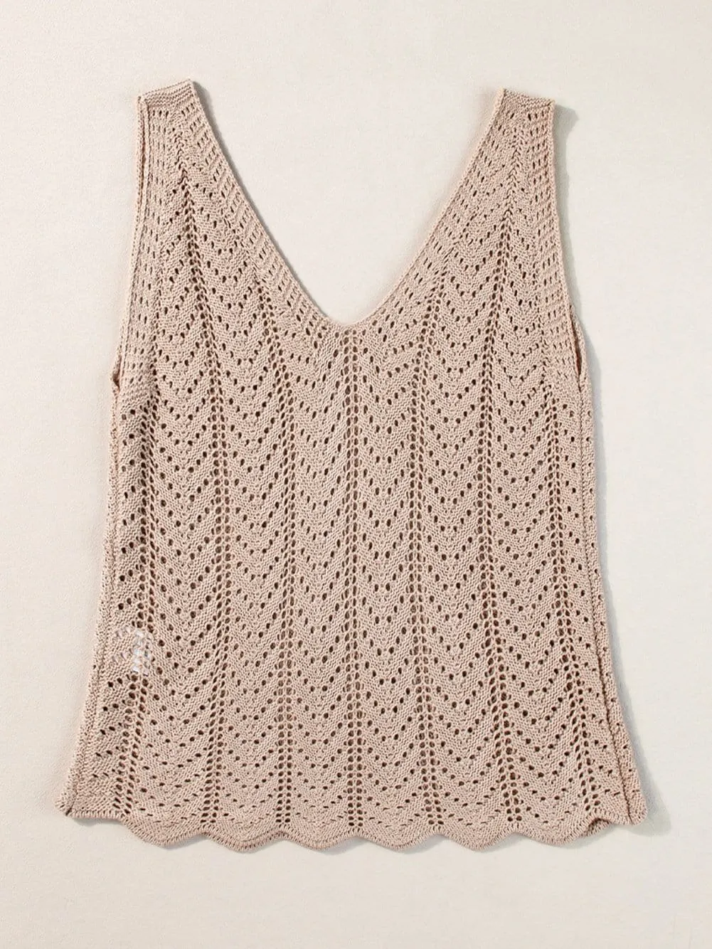 Bohemian Crochet Knit Tank Top