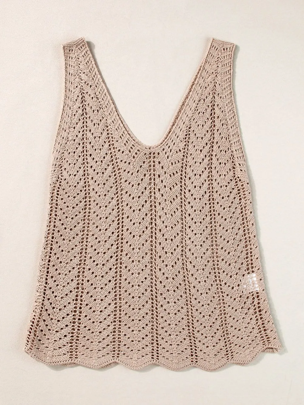 Bohemian Crochet Knit Tank Top