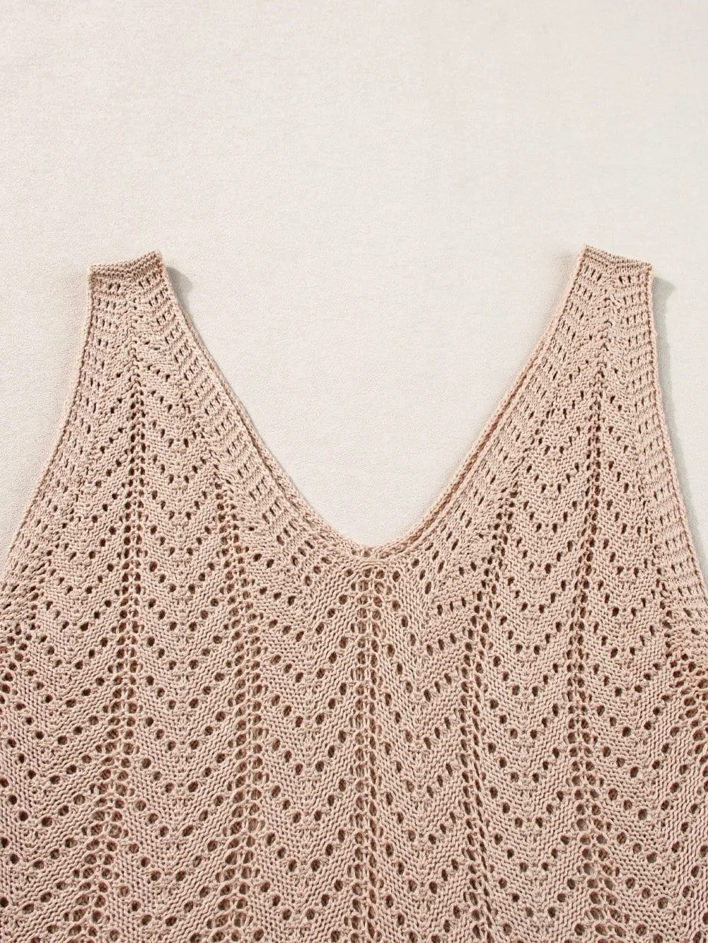 Bohemian Crochet Knit Tank Top