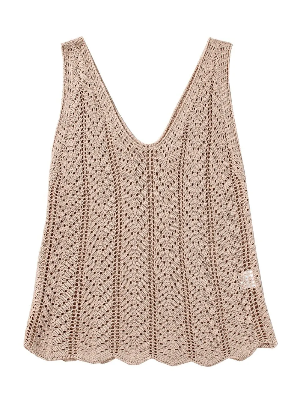 Bohemian Crochet Knit Tank Top