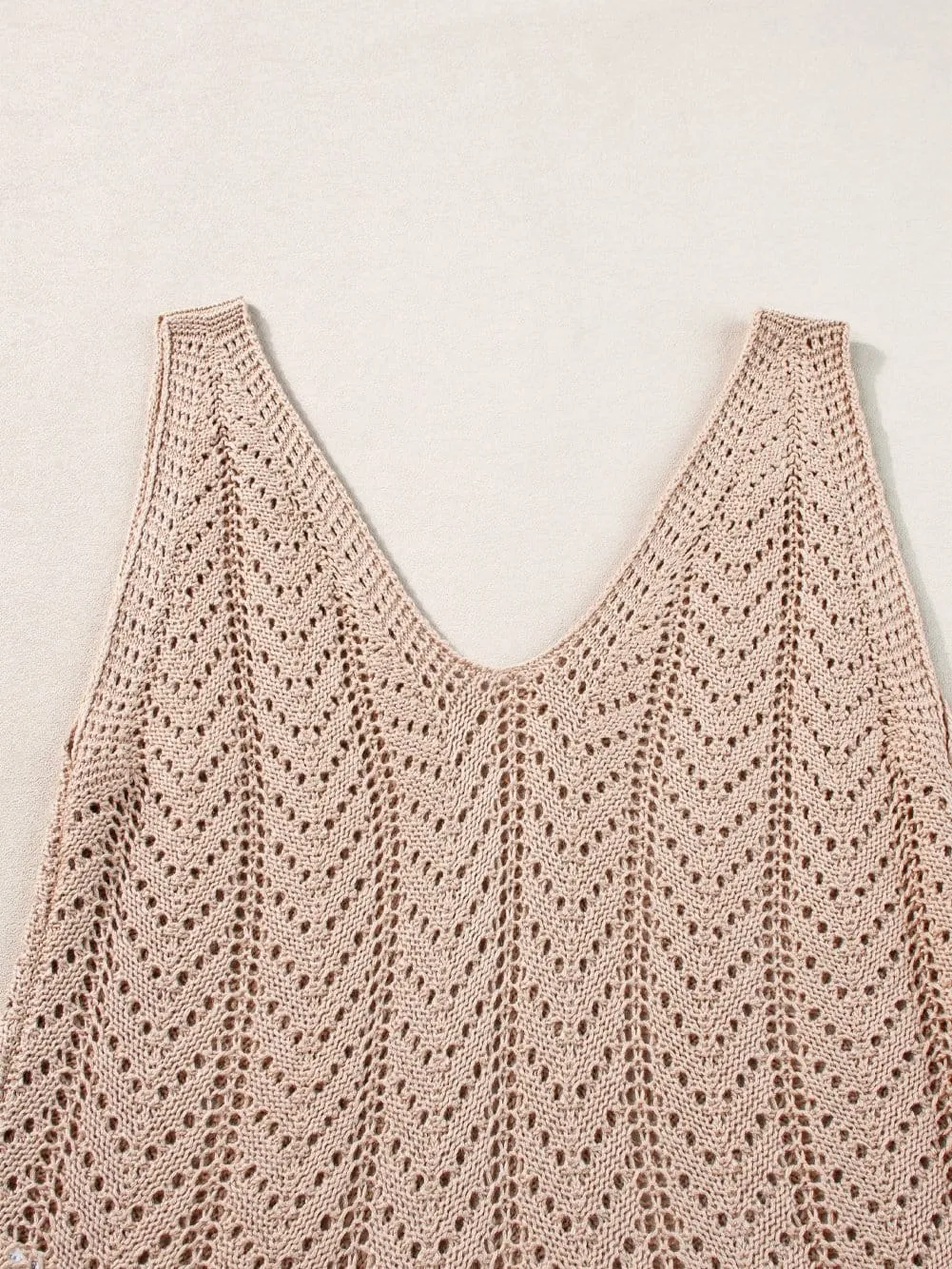 Bohemian Crochet Knit Tank Top