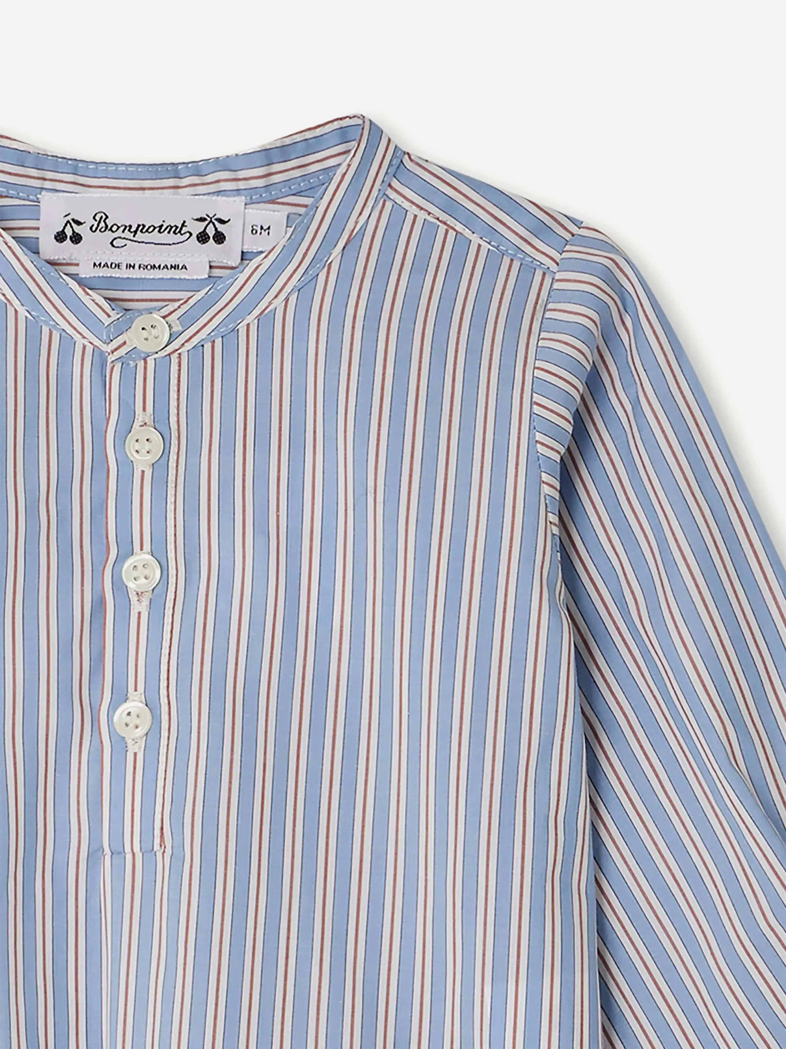 Bonpoint Baby Boys Polisson Shirt in Blue