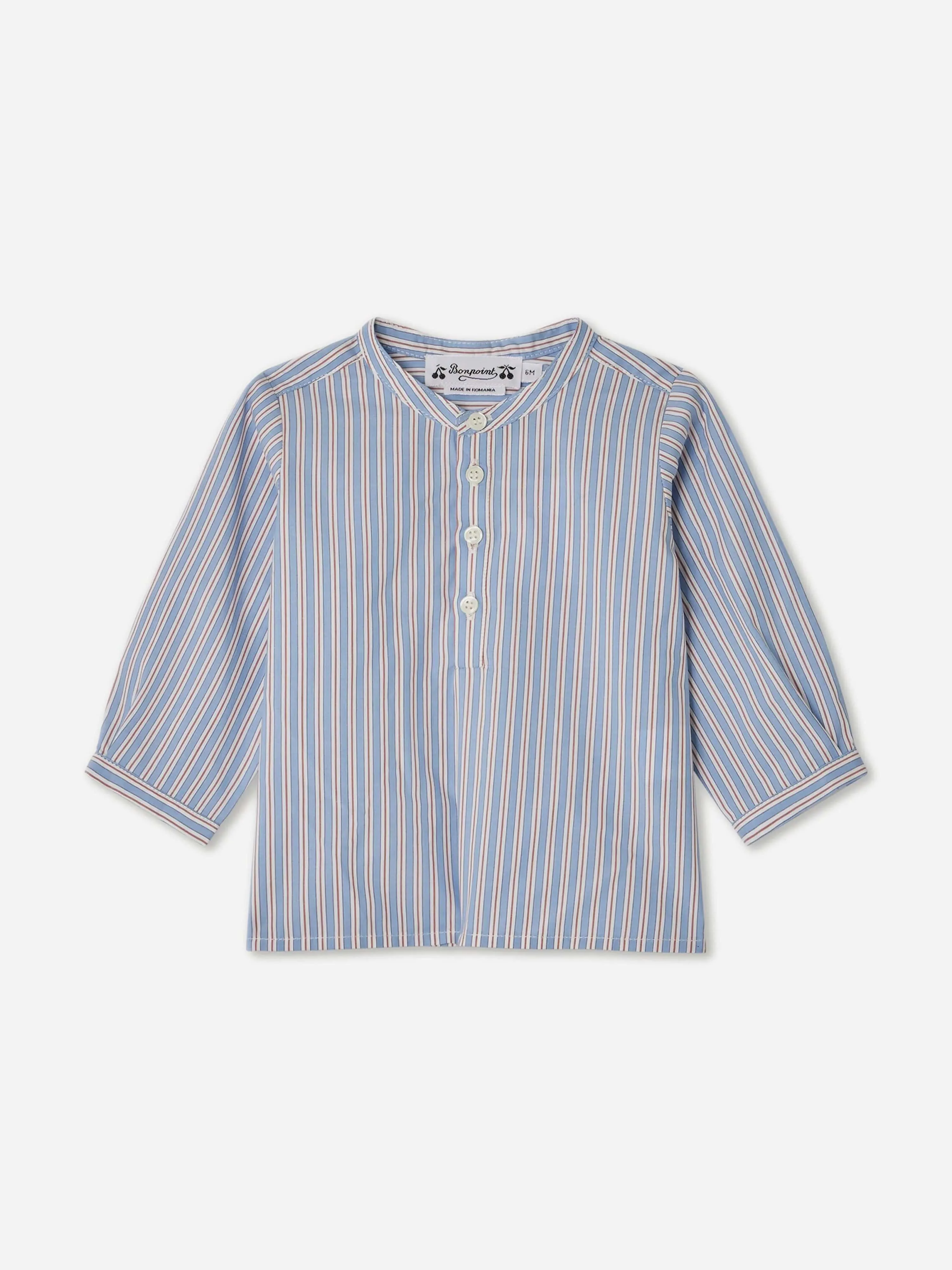 Bonpoint Baby Boys Polisson Shirt in Blue