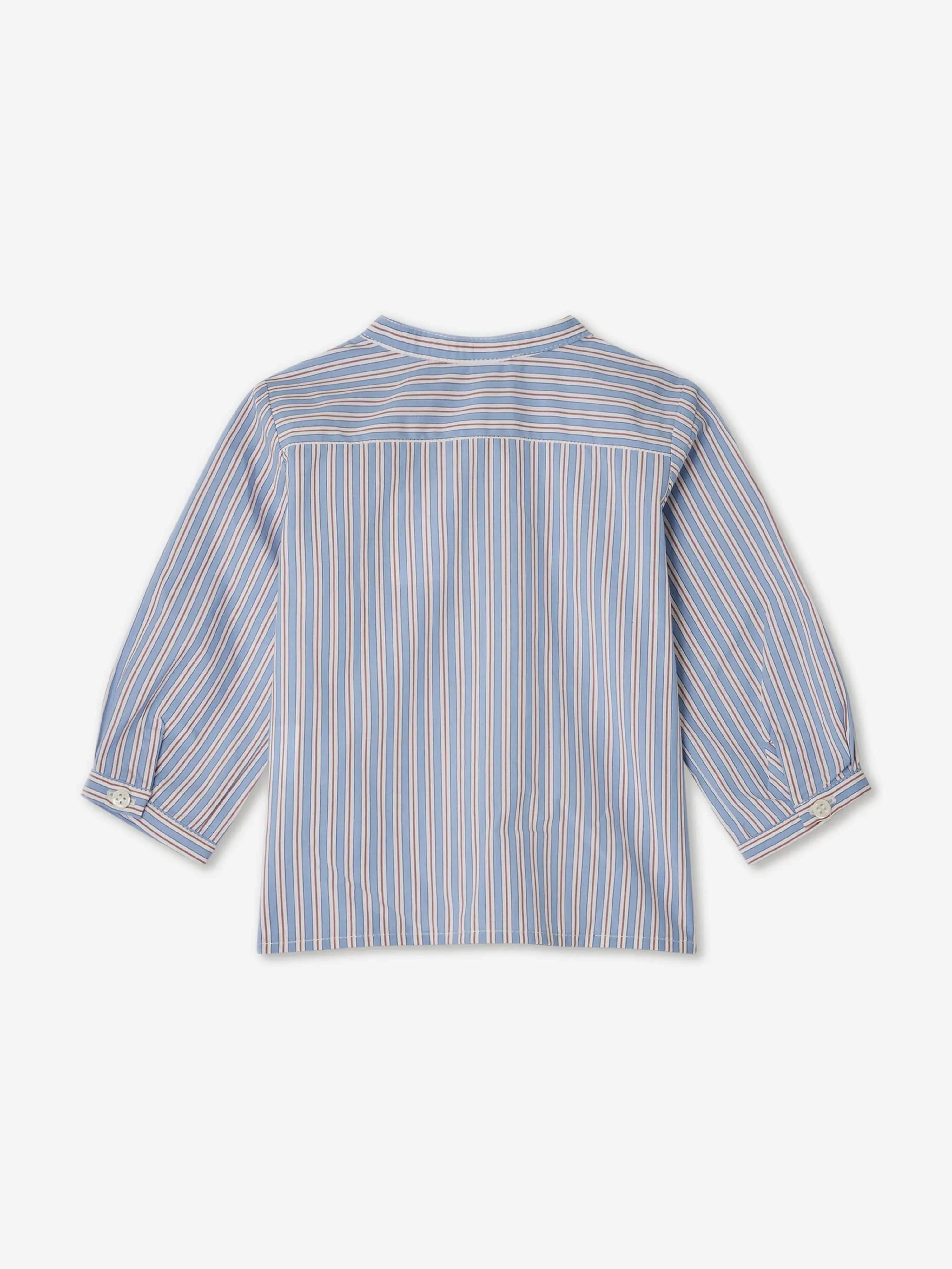 Bonpoint Baby Boys Polisson Shirt in Blue