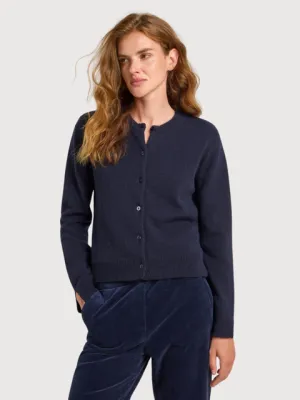 Boxy Midnight Woman Cardigan | Lanius