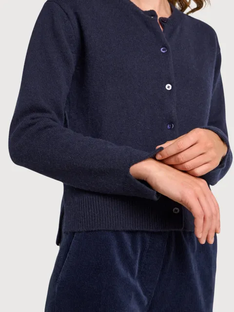 Boxy Midnight Woman Cardigan | Lanius