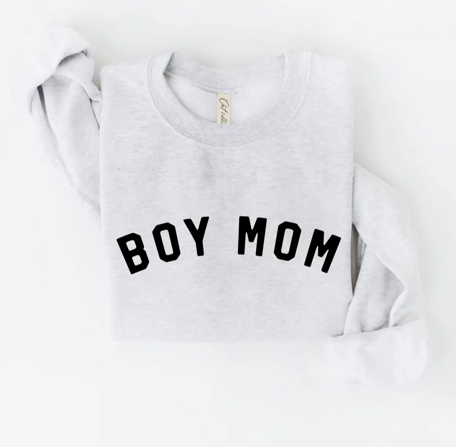 Boy Mom Graphic Sweatshirt