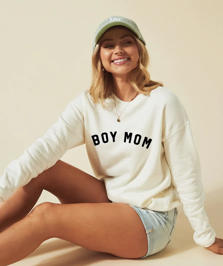 Boy Mom Graphic Sweatshirt
