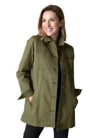 Boyfriend Jacket, Olive, FINAL SALE