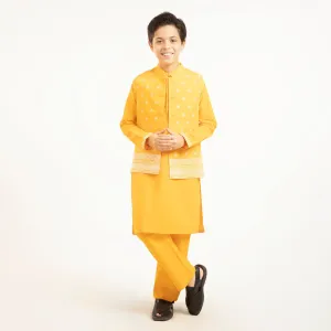 Boys Cotton 3PCs Suit - Citrus