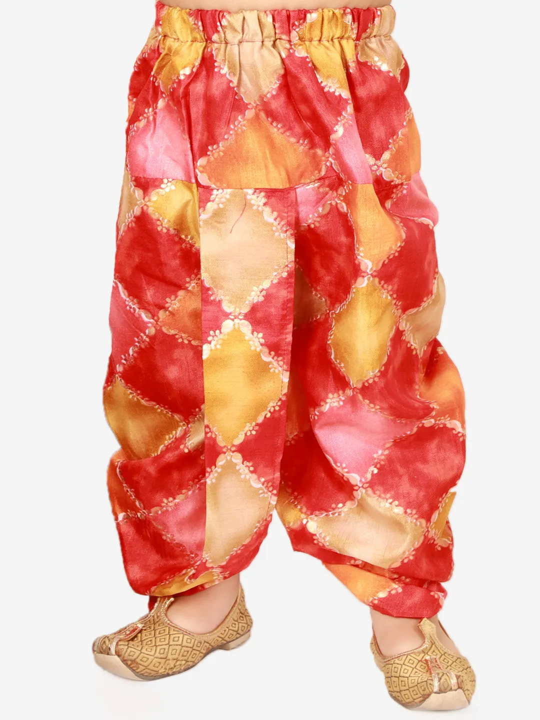 Boy's Festive kurta with printed dhoti - KID1 Boys