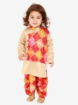 Boy's Festive kurta with printed dhoti - KID1 Boys