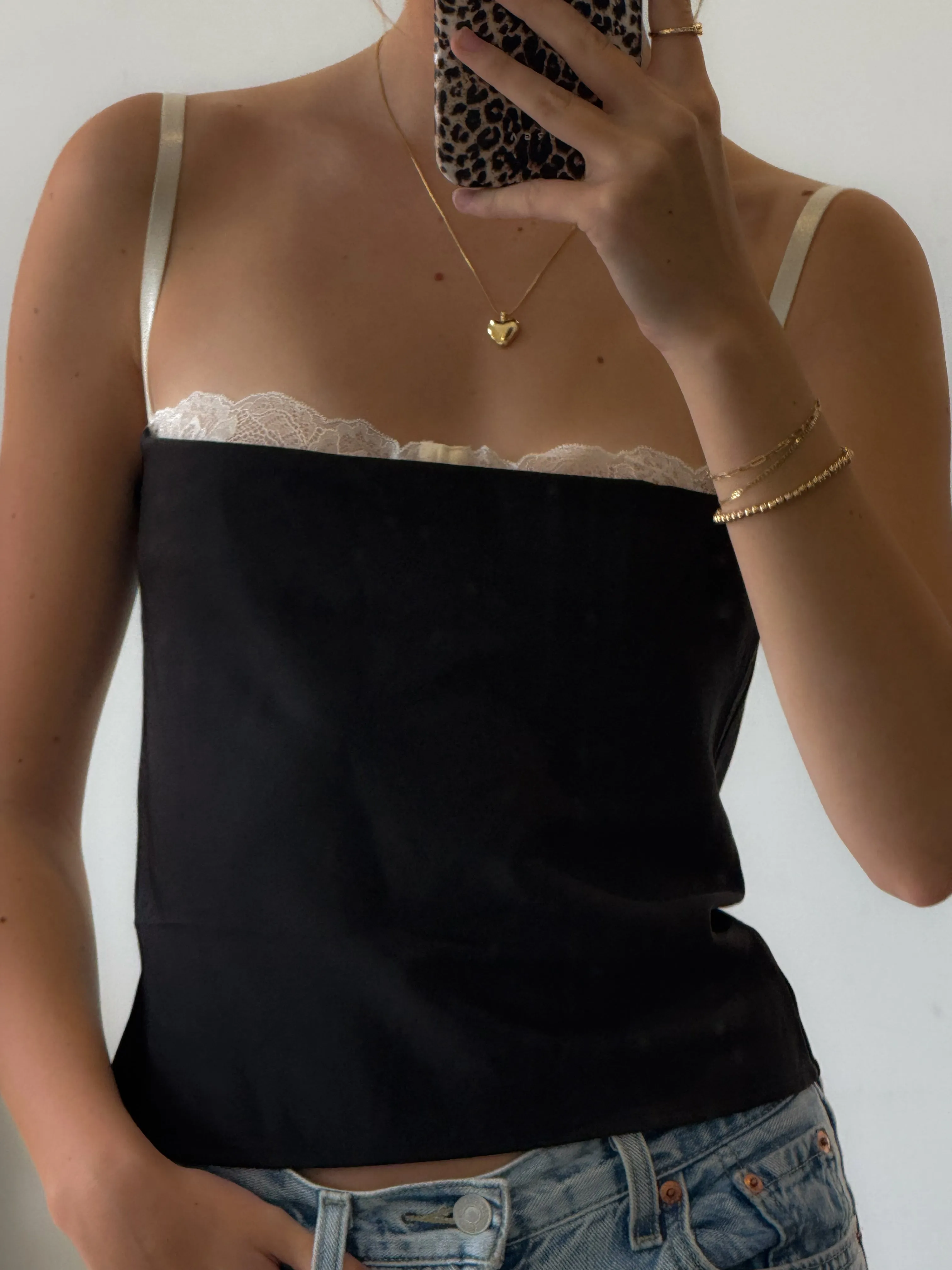 Bralette Layering Top | Black