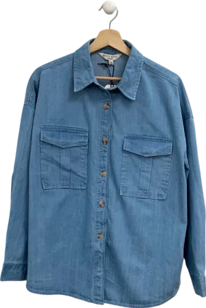 Brave Soul Blue Denim Shirt UK L