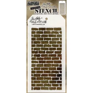 Bricked Layering Stencil | Tim Holtz