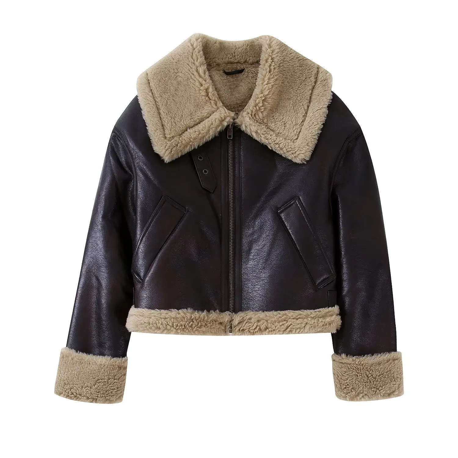 Brit Chic Faux Fur Jacket