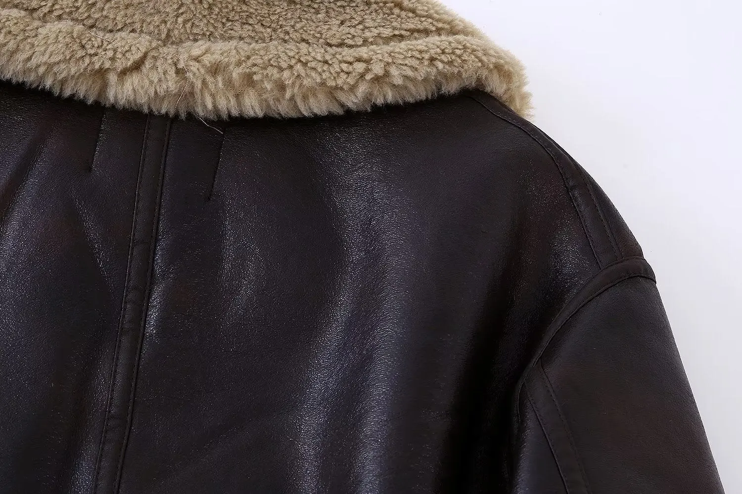 Brit Chic Faux Fur Jacket