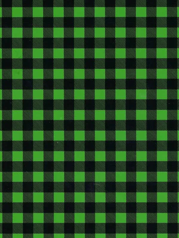 Buffalo Plaid HTV - Green/Black
