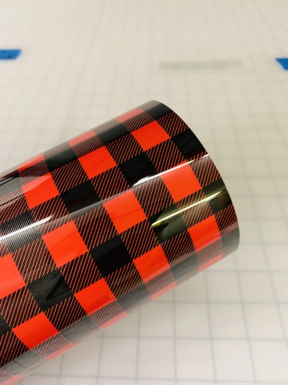 Buffalo Plaid HTV - Red