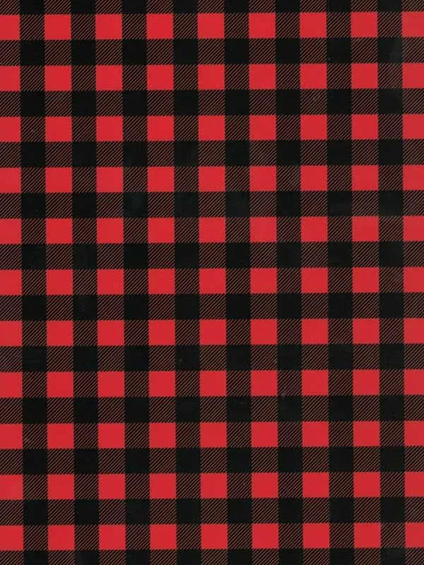 Buffalo Plaid HTV - Red