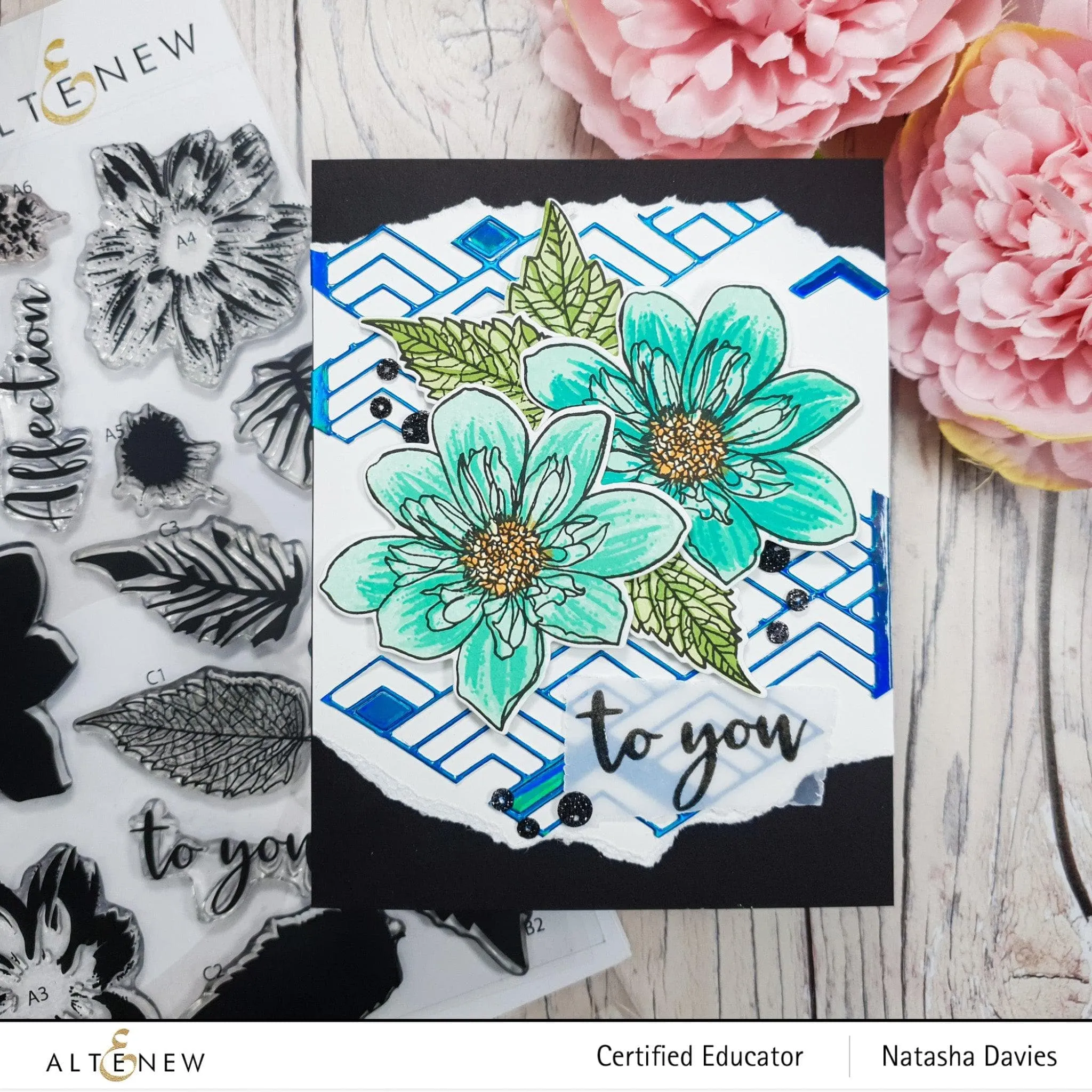 Build-A-Flower: Fashion Monger Dahlia Layering Stamp & Die Set