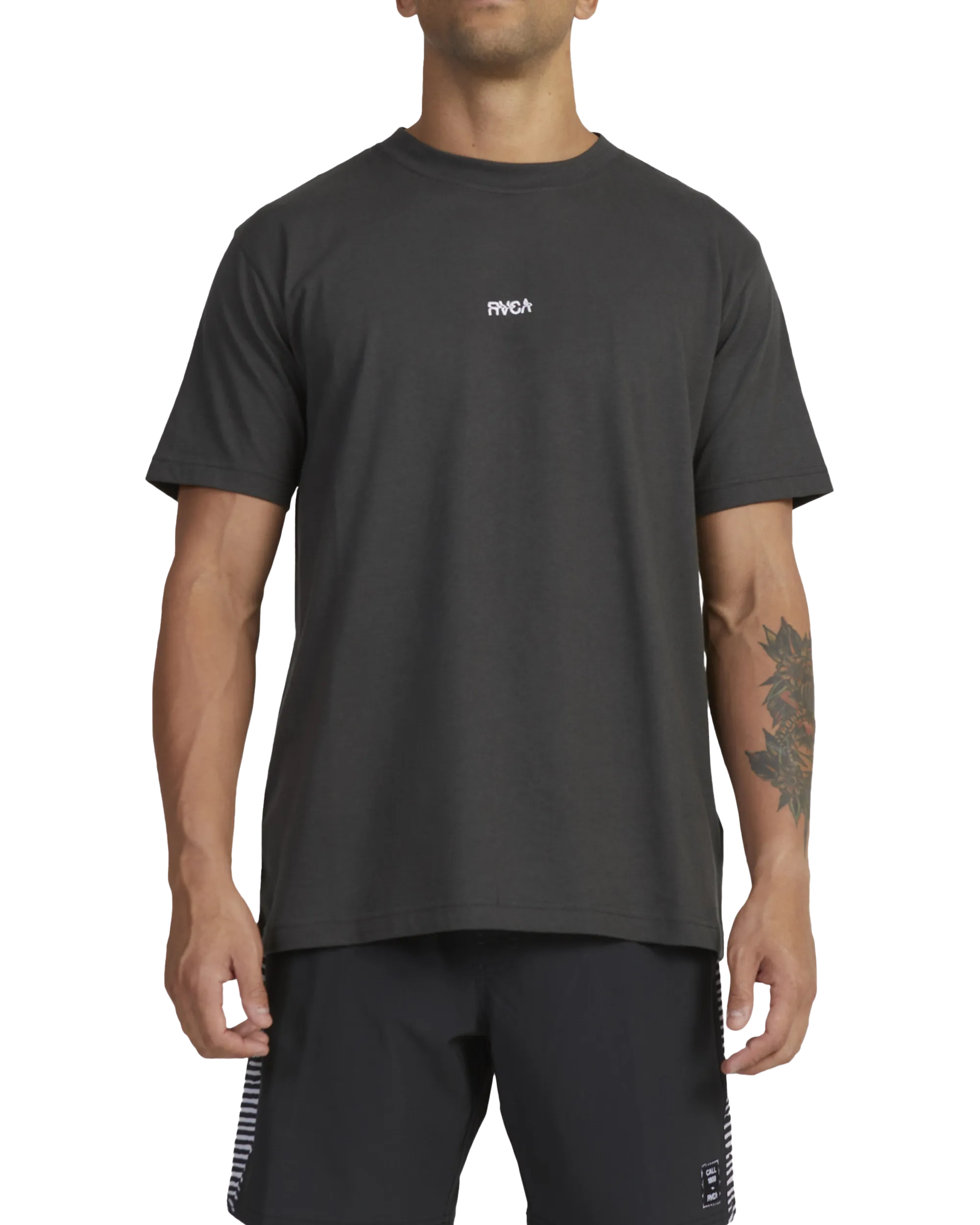 Call RVCA T-Shirt in Pirate Black