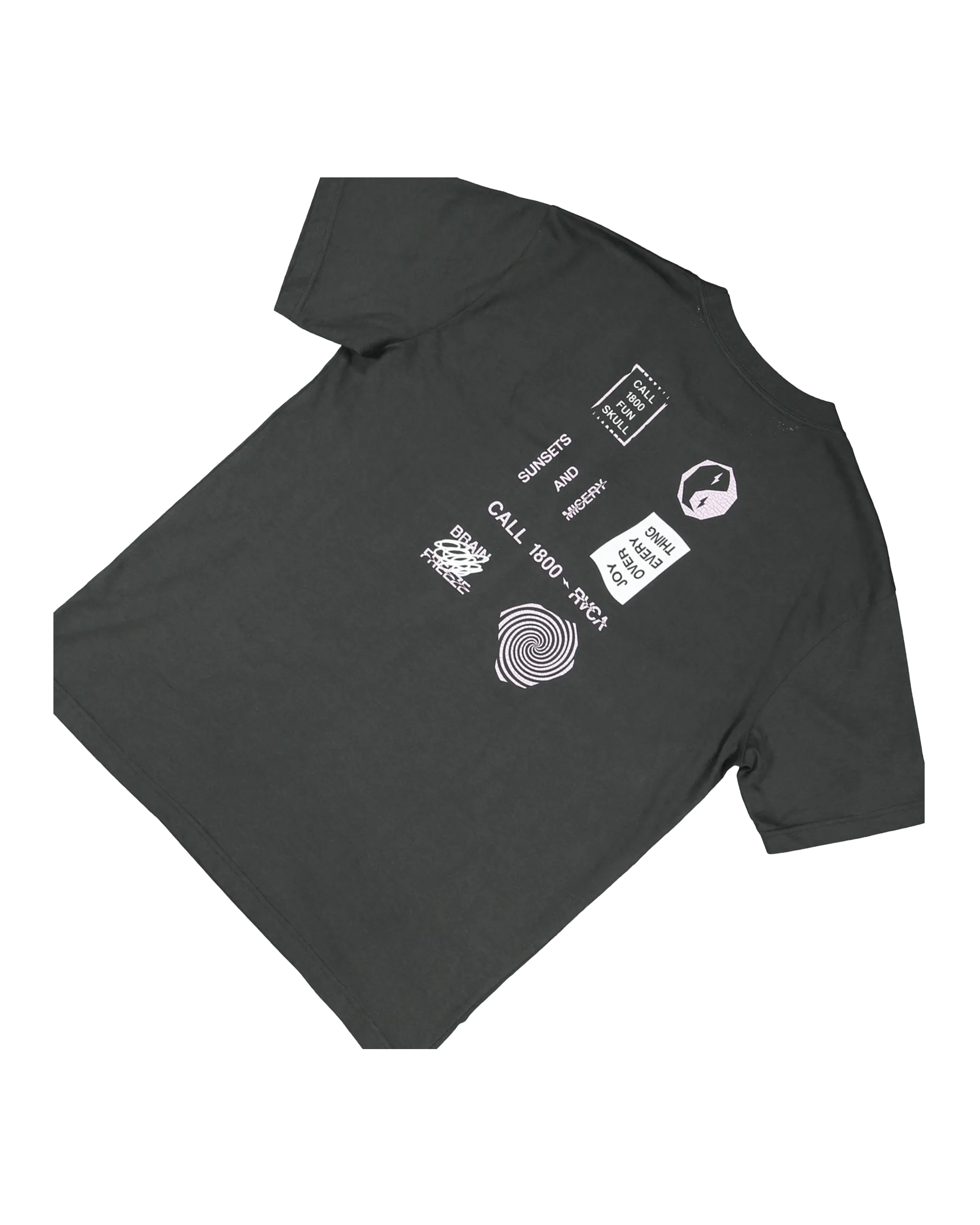 Call RVCA T-Shirt in Pirate Black