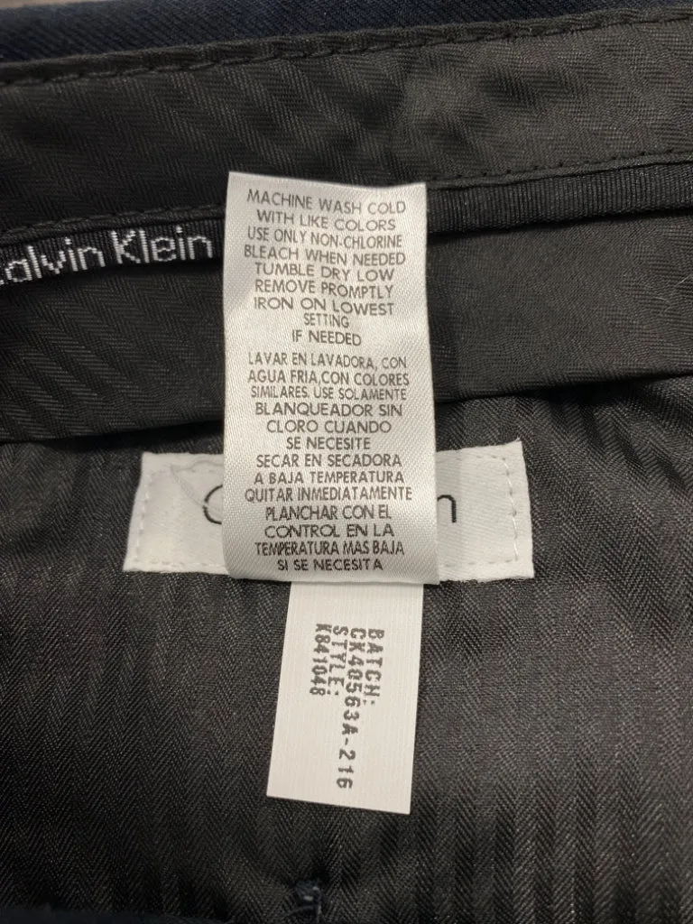 Calvin Klein Boys' Size 14 Husky Navy Chino Pants, NWT