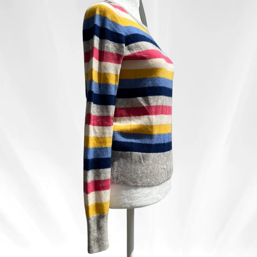 C&C California Cashmere Multicolor Striped Sweater