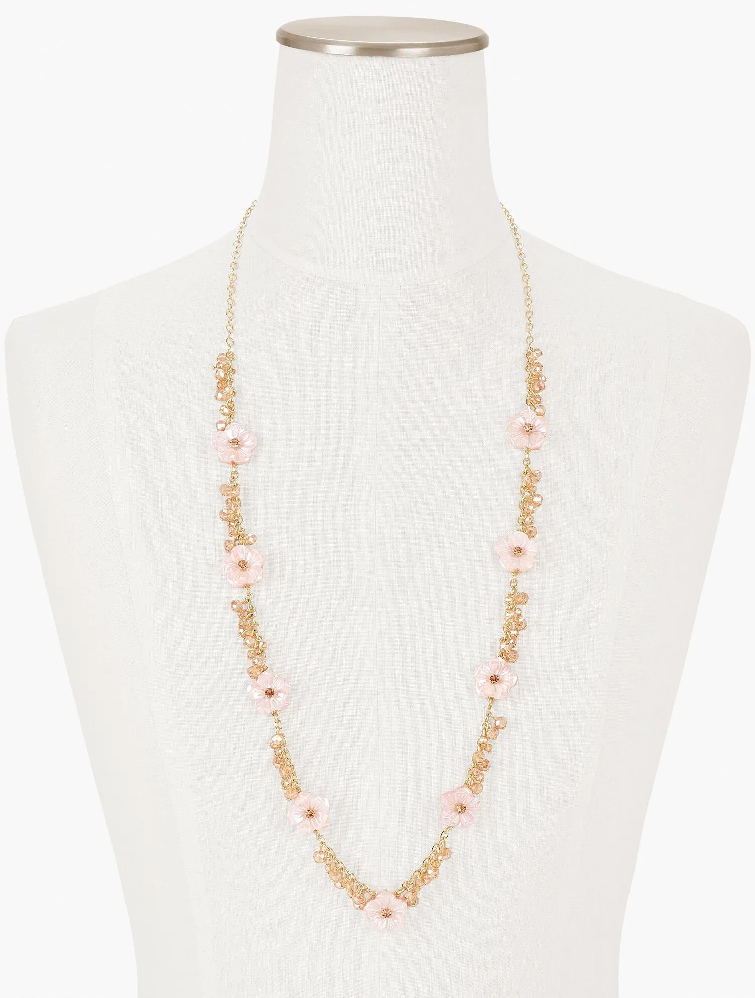 Carved Flower Necklace