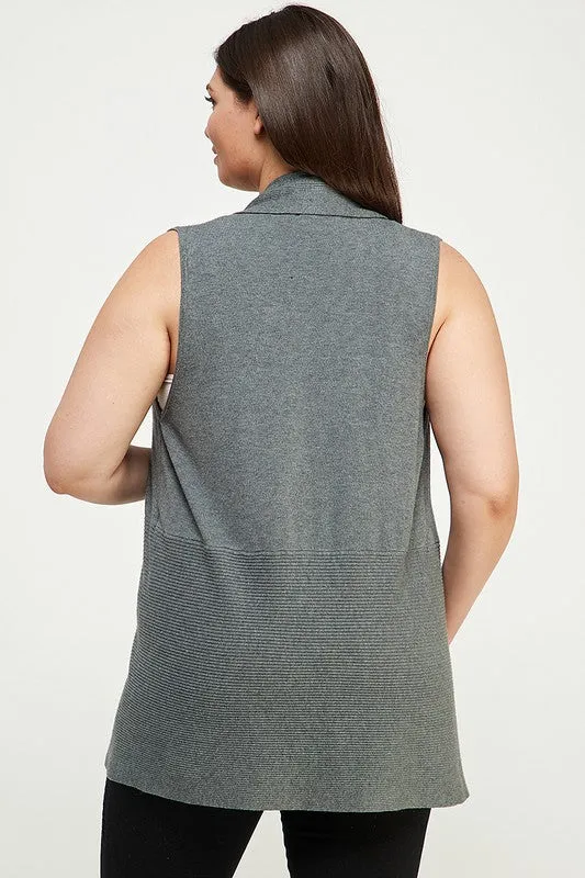 Cascade Sweater Vest (Plus)