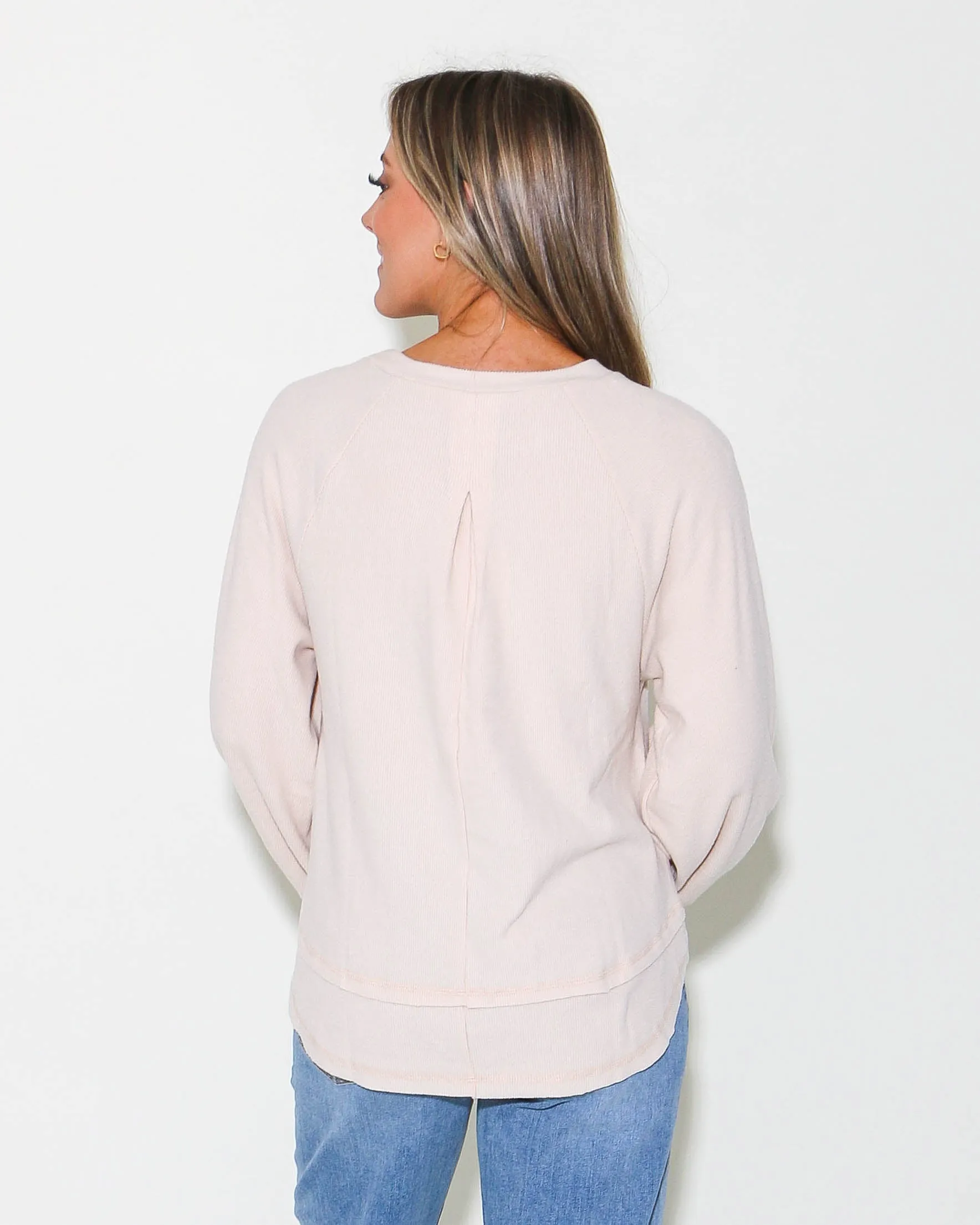 Casual Oversized Cutout Knit Top