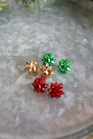 Christmas Bow Earrings