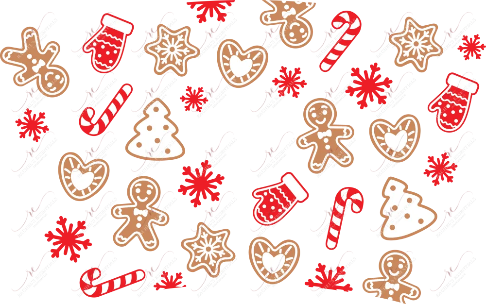 Christmas cookies- cold cup wrap