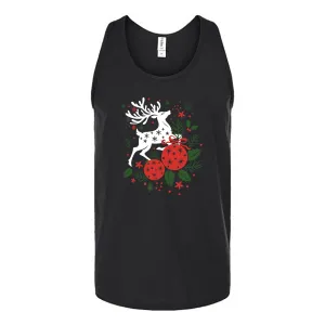 Christmas Reindeer Unisex Tank Top