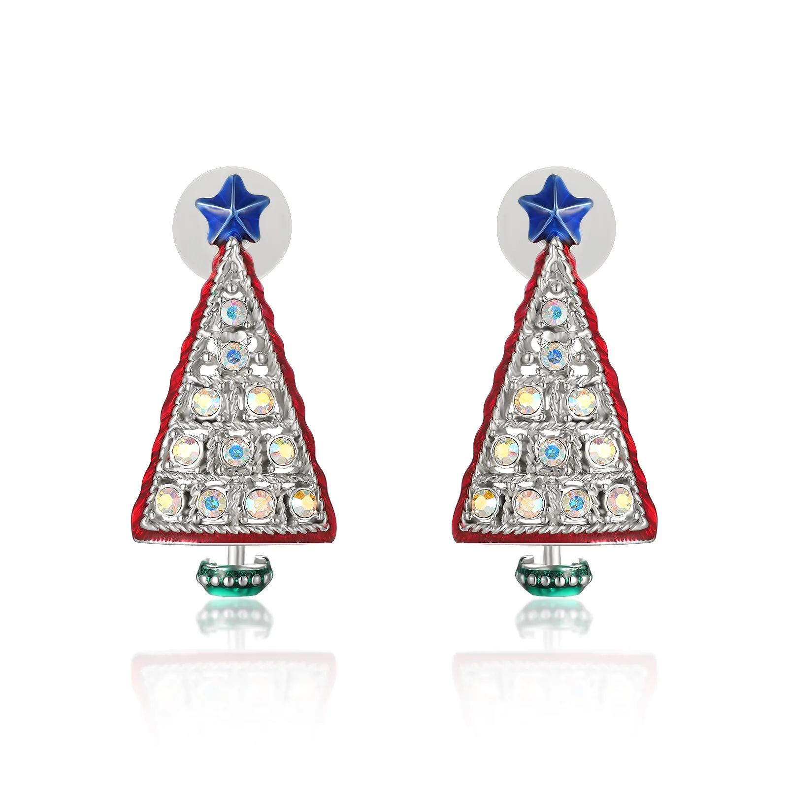 Christmas Tree Stud Earrings