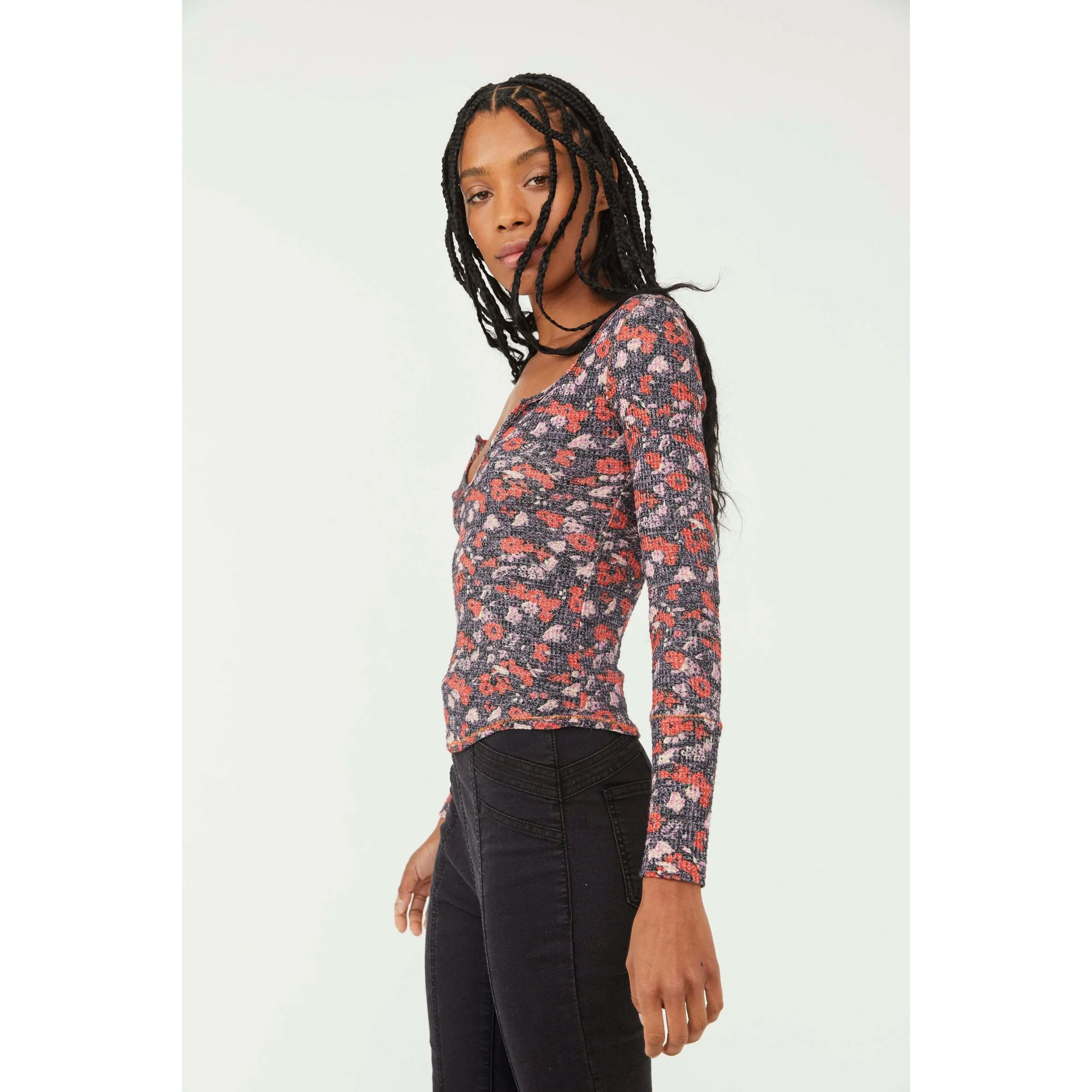 Ciara Printed Layering Top
