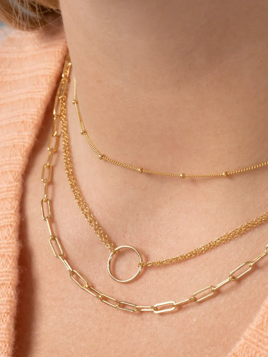 Circle Layering Necklace