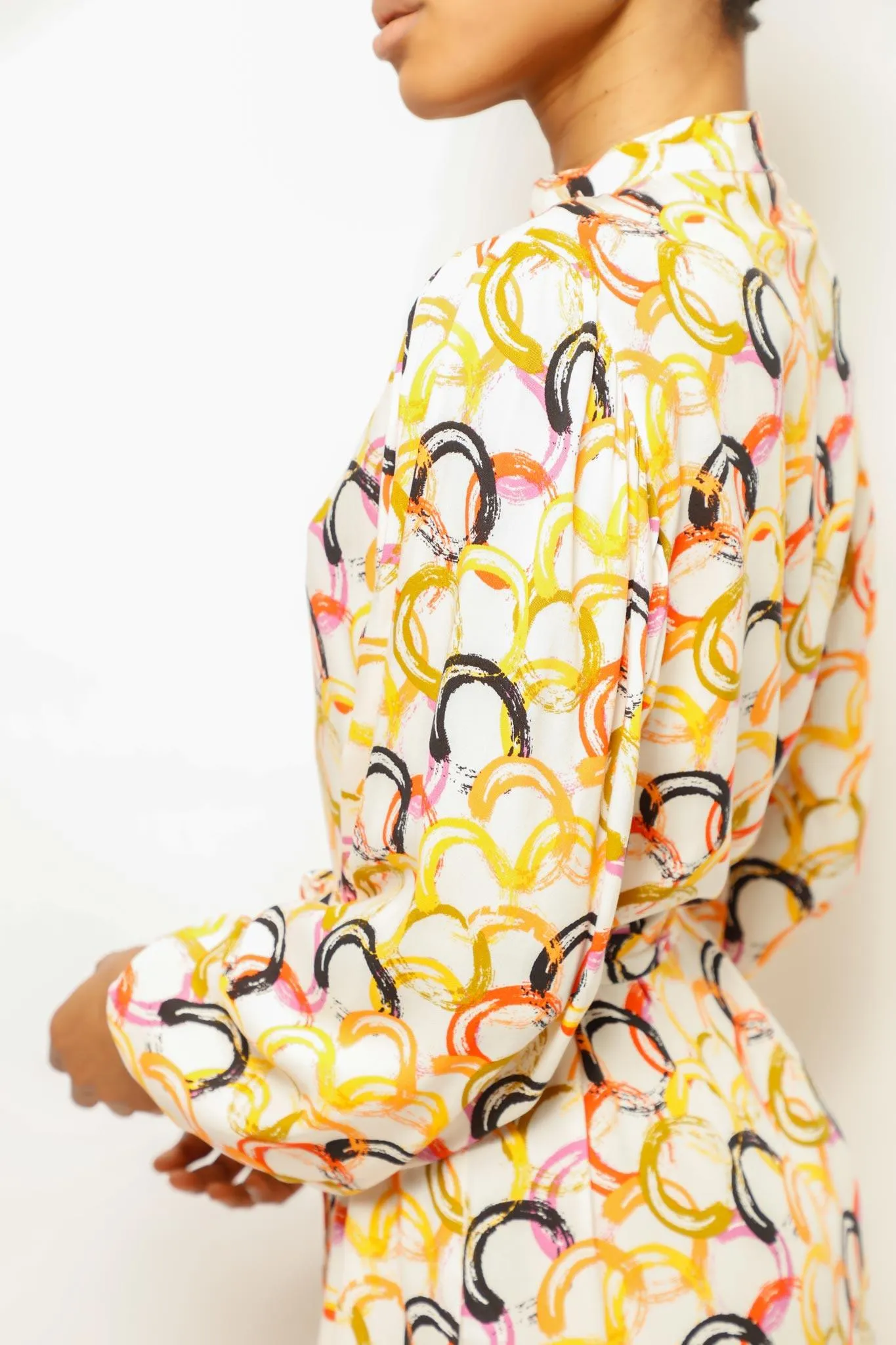 CIRCULAR FESTIVE VIBE LONG DRESS