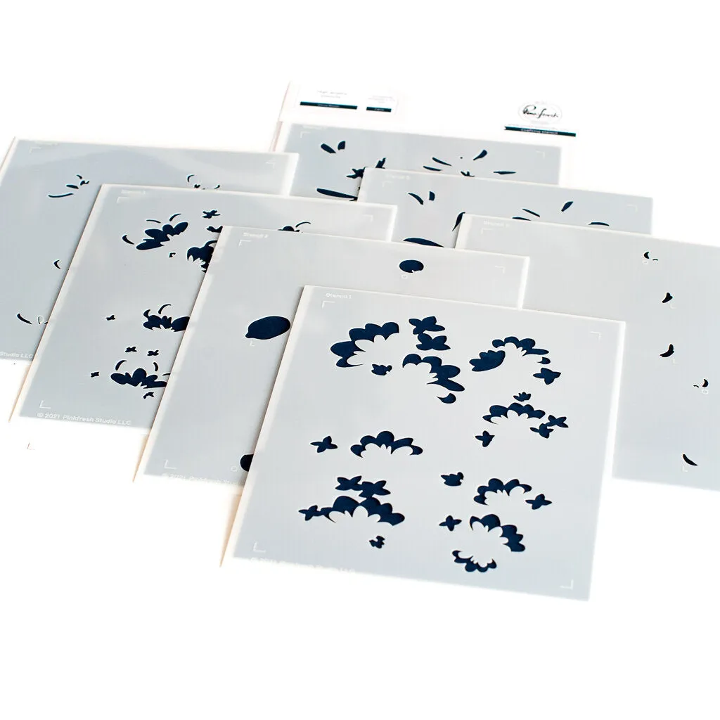 Citrus Bloom Layering Stencils