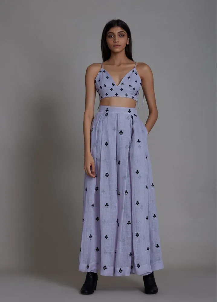 Club Lehenga- Lavender