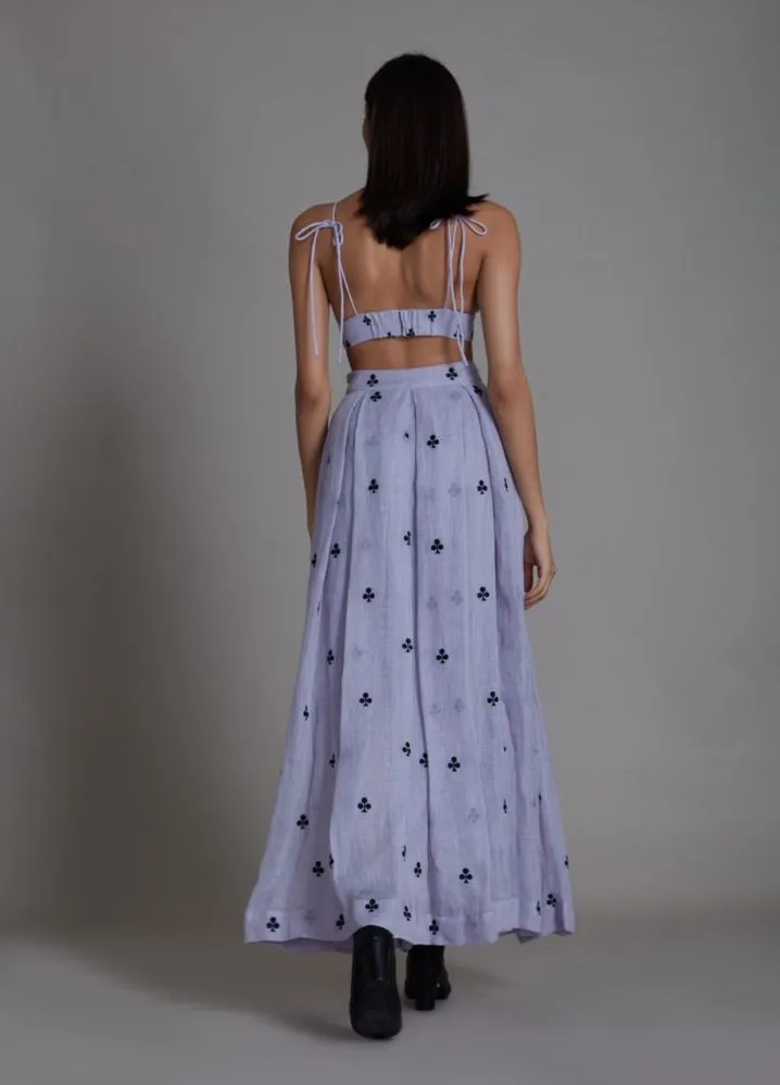 Club Lehenga- Lavender
