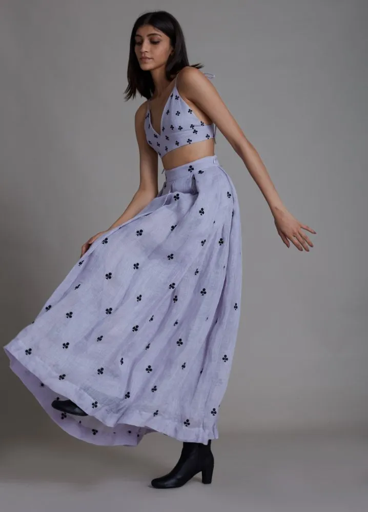 Club Lehenga- Lavender