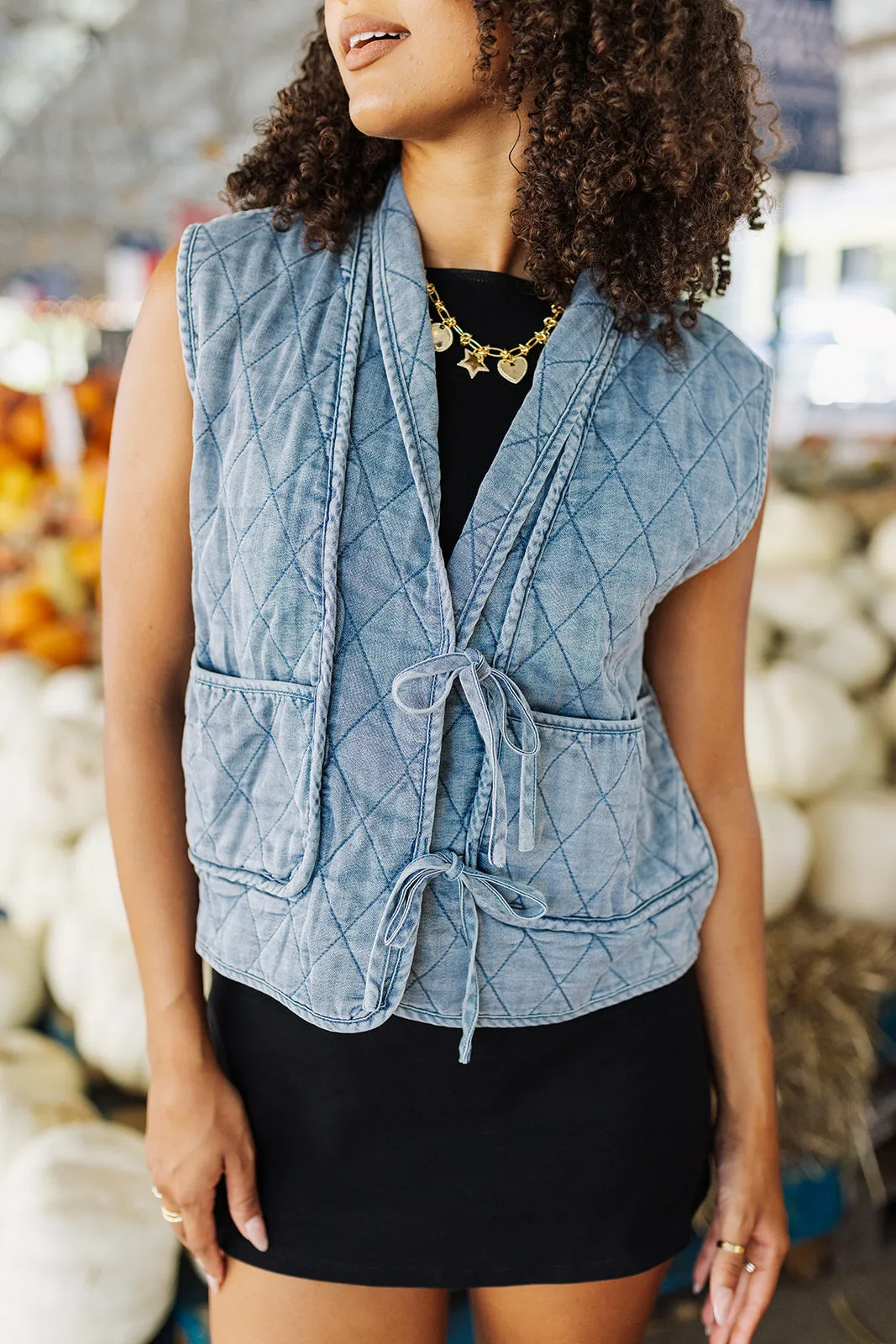 Coastal Cowgirl Vest - Denim