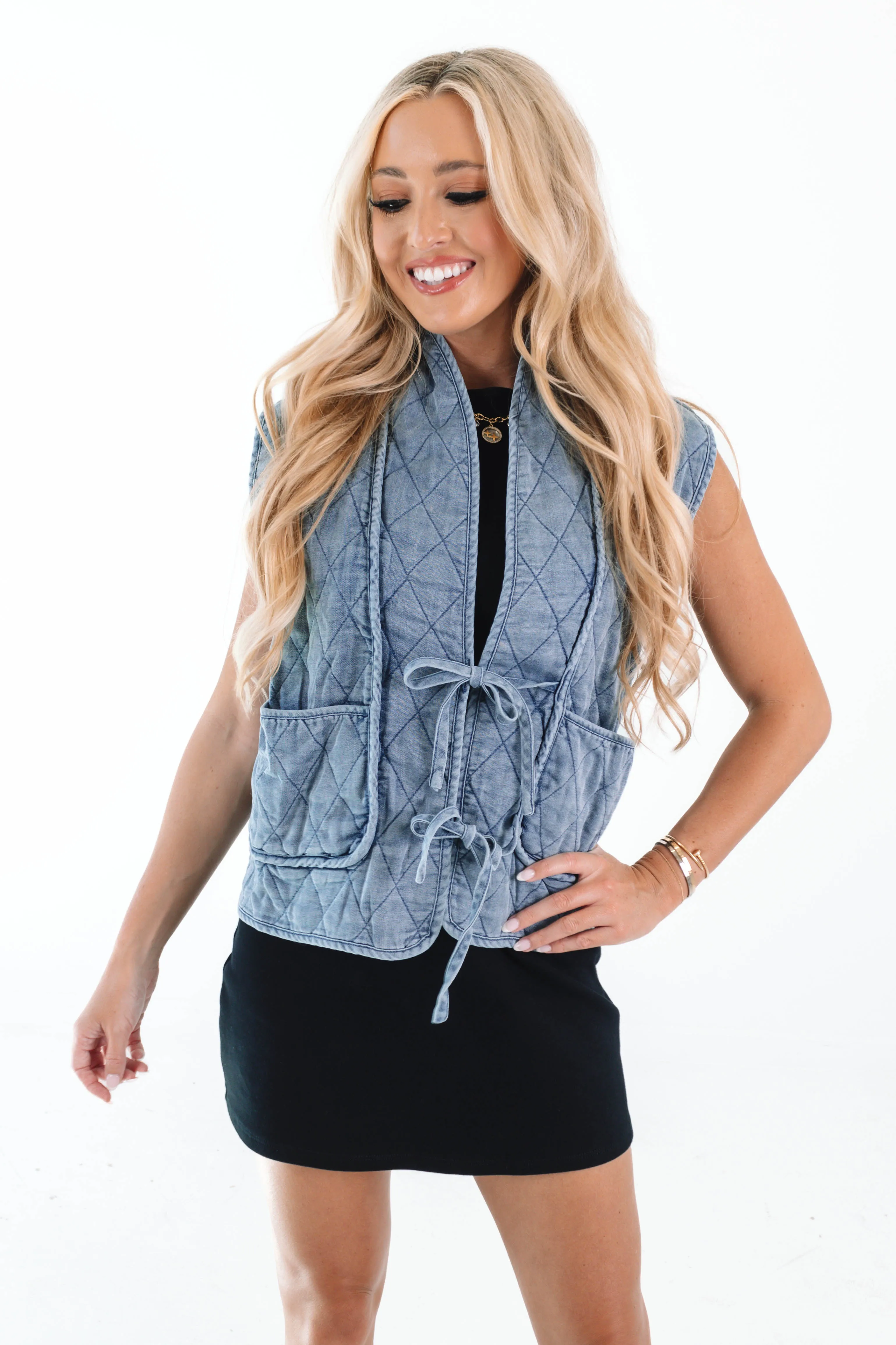 Coastal Cowgirl Vest - Denim
