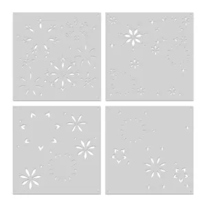 Color Layering Snowflake Stencils