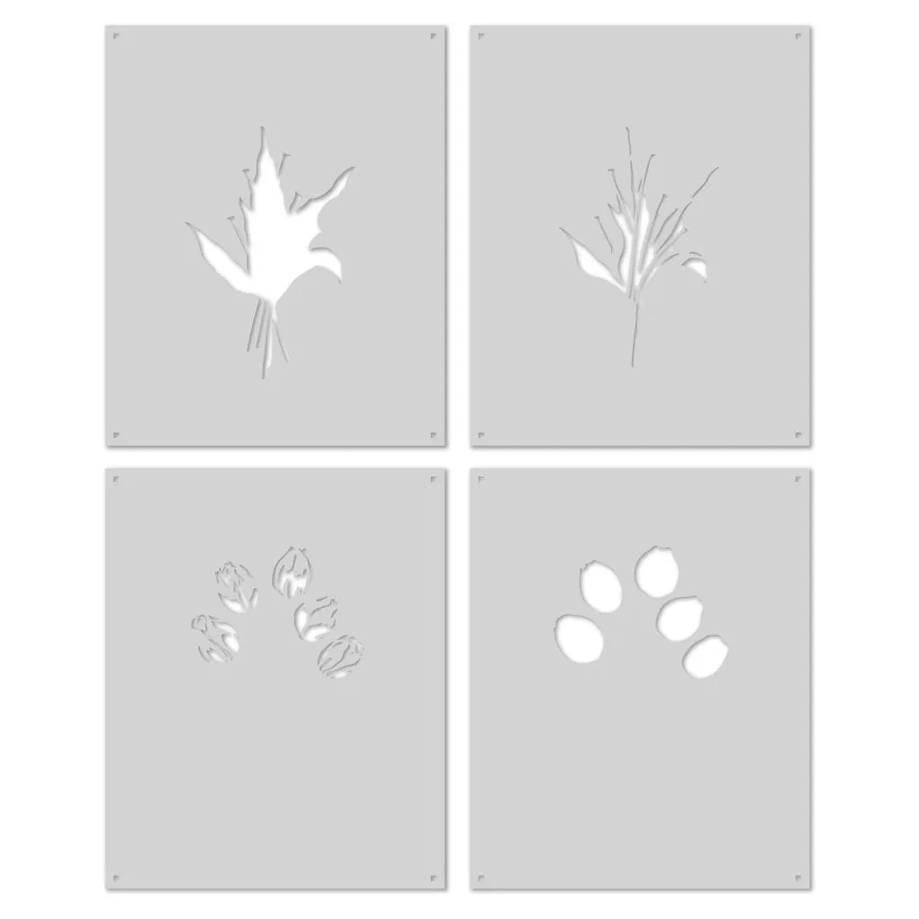 Color Layering Tulip Bouquet Stencils