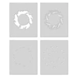 Color Layering Wreath Stencils