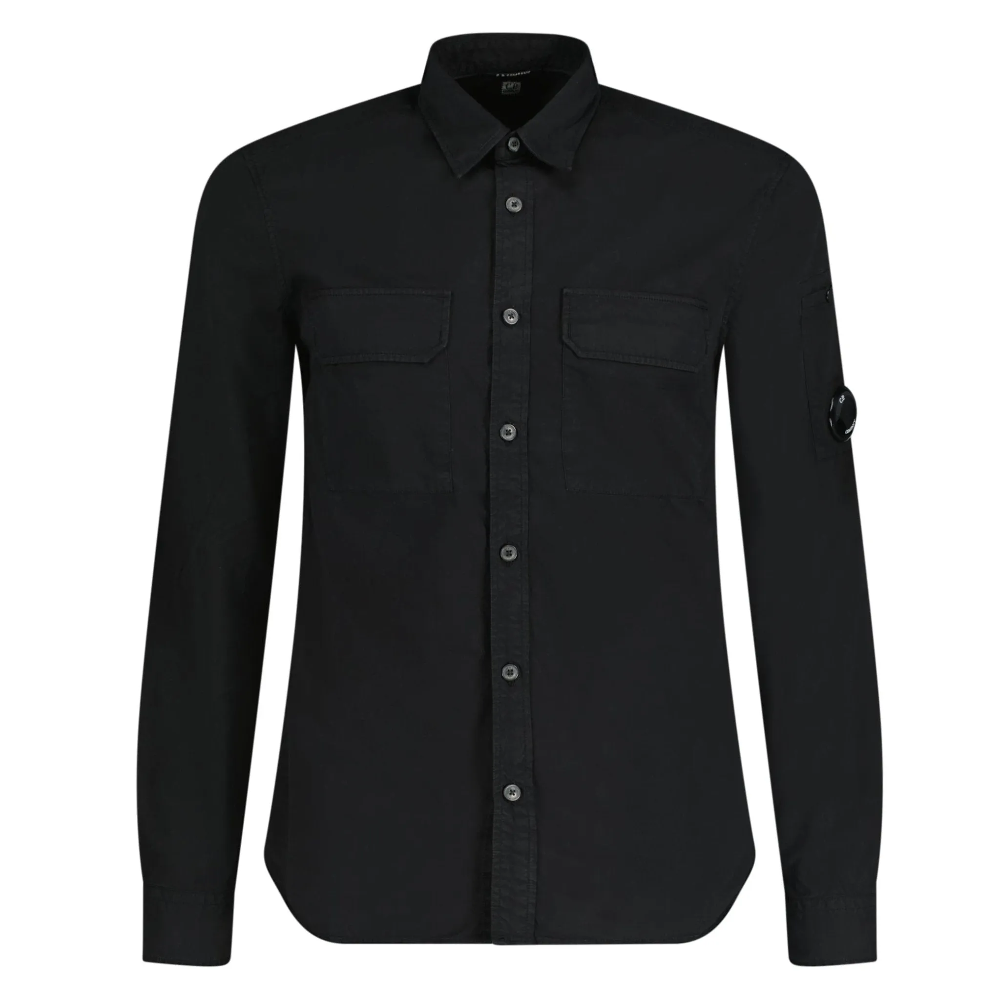 CP Company Arm Lens Black Overshirt